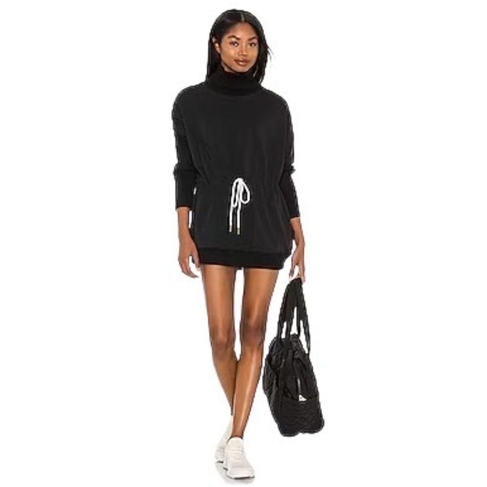 Varley Adelaine Sweatshirt Tunic Ribbedblack Small